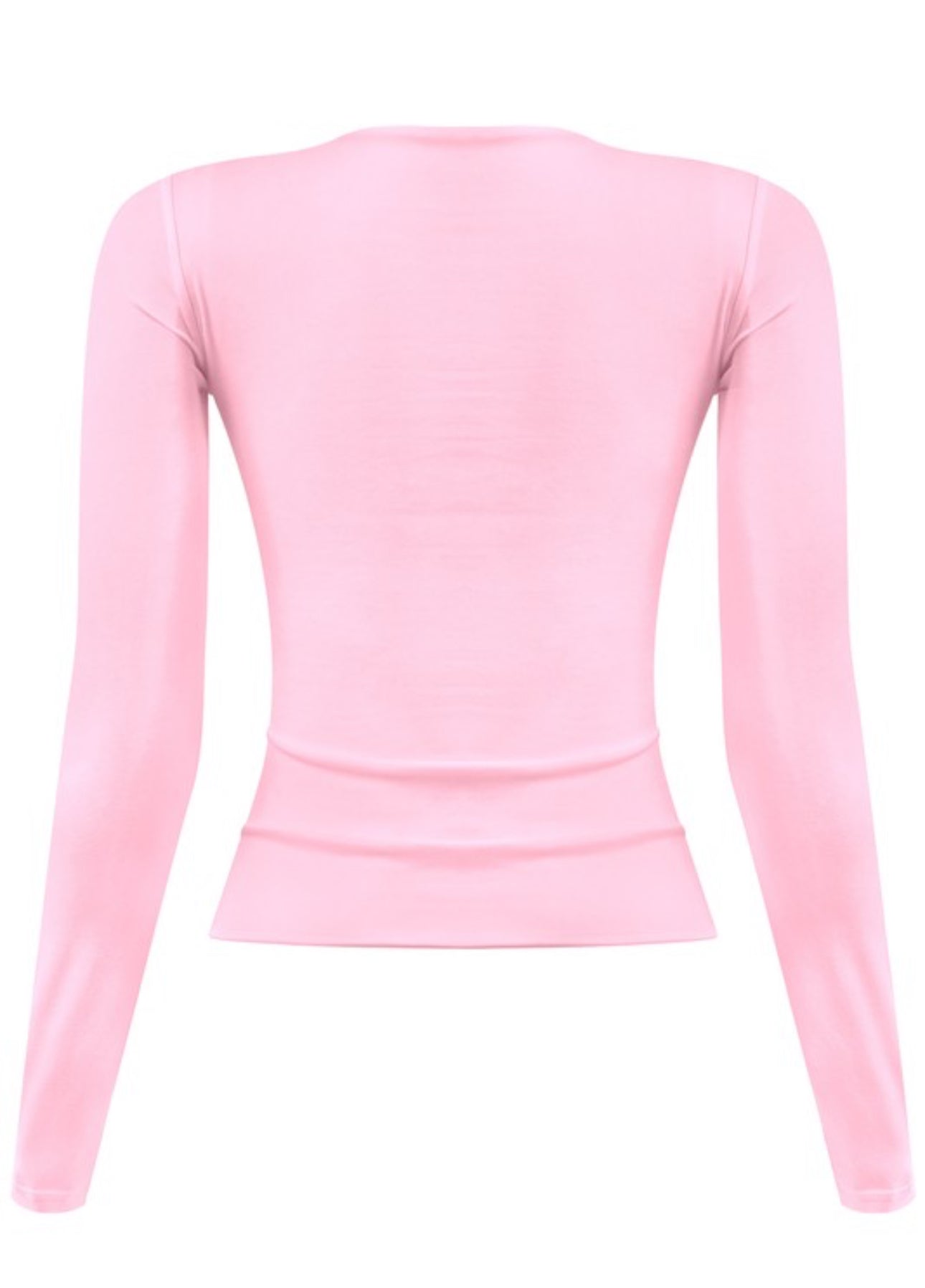 Leslie Long Sleeve Top in Baby Pink