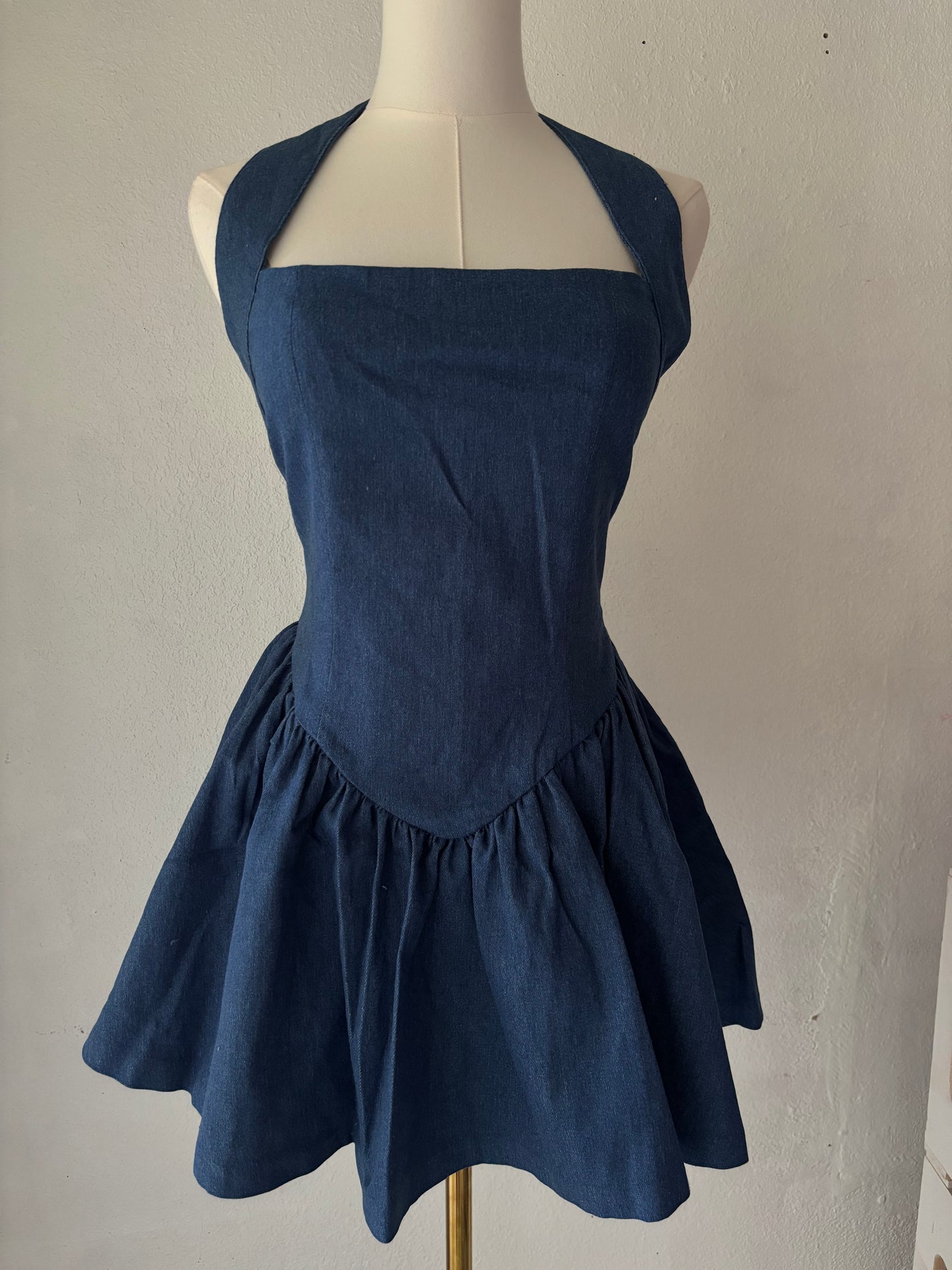 Damaris Denim Mini Dress