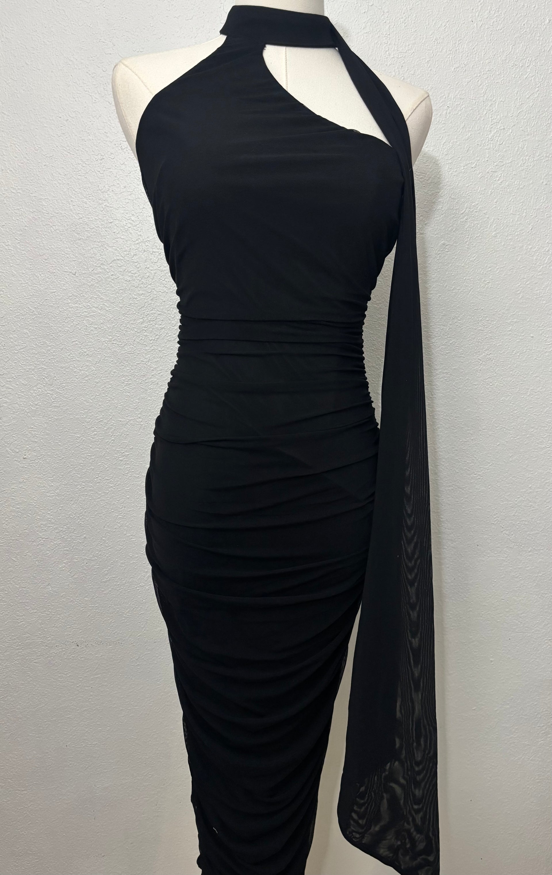 Black Mesh Maxi Dress GiselesBoutique Black Mesh Maxi Dress GiselesBoutique
