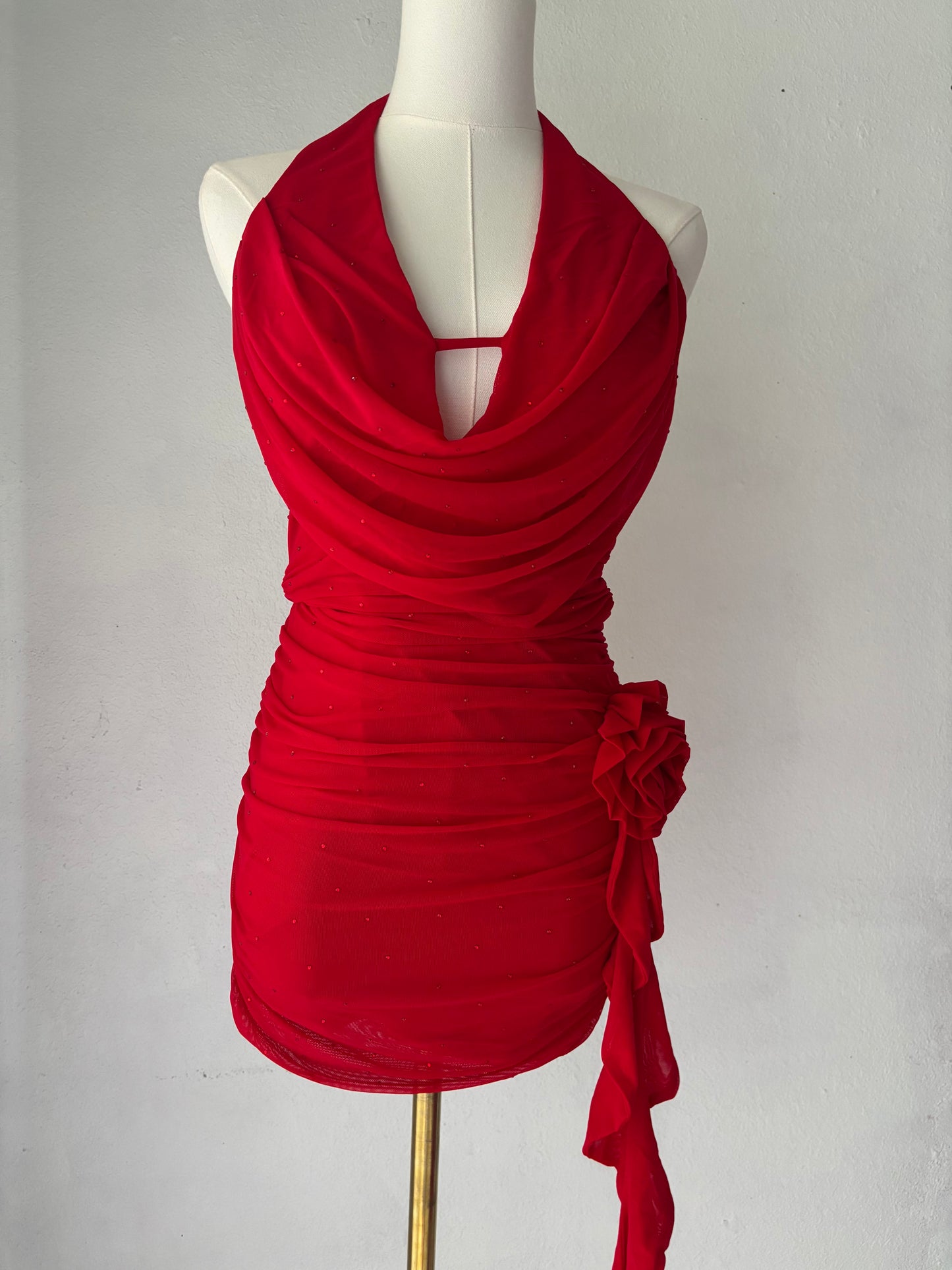 Maritza Mesh Mini Dress