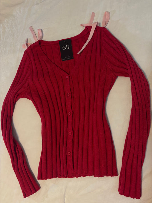 Pink Ribbon Cardigan