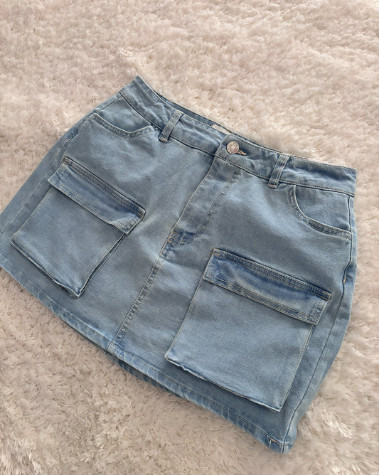 Dream Denim Mini Skirt